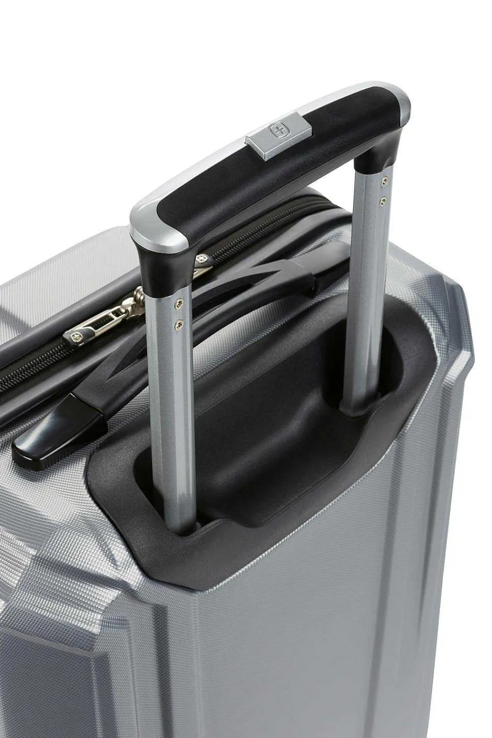 SWISSGEAR 3750 18" Carry On Hardside Spinner Luggage - Silver> Hardside