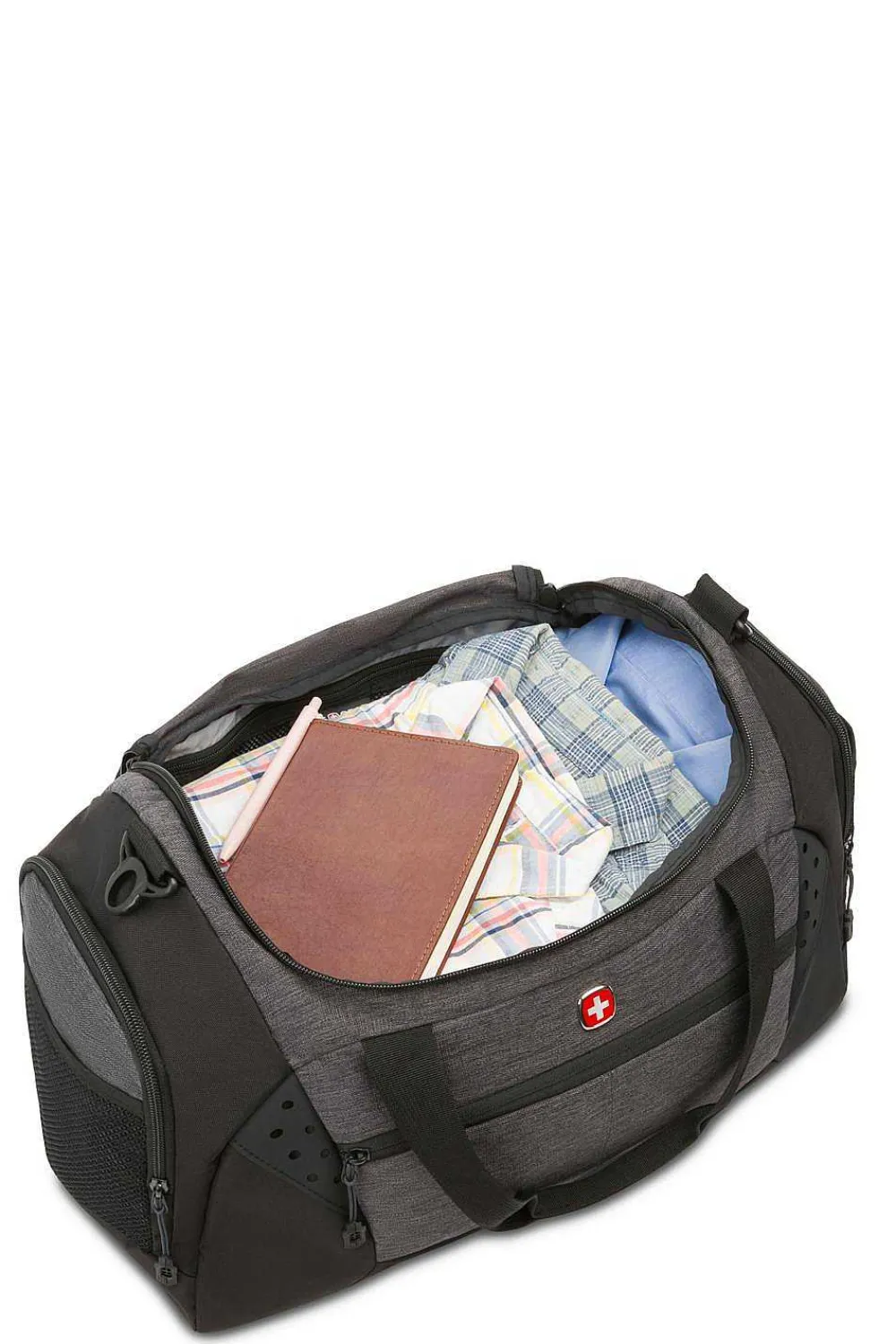 SWISSGEAR 6532 20" Duffel Bag - Gray Heather/Black> Duffel & Tote Bags