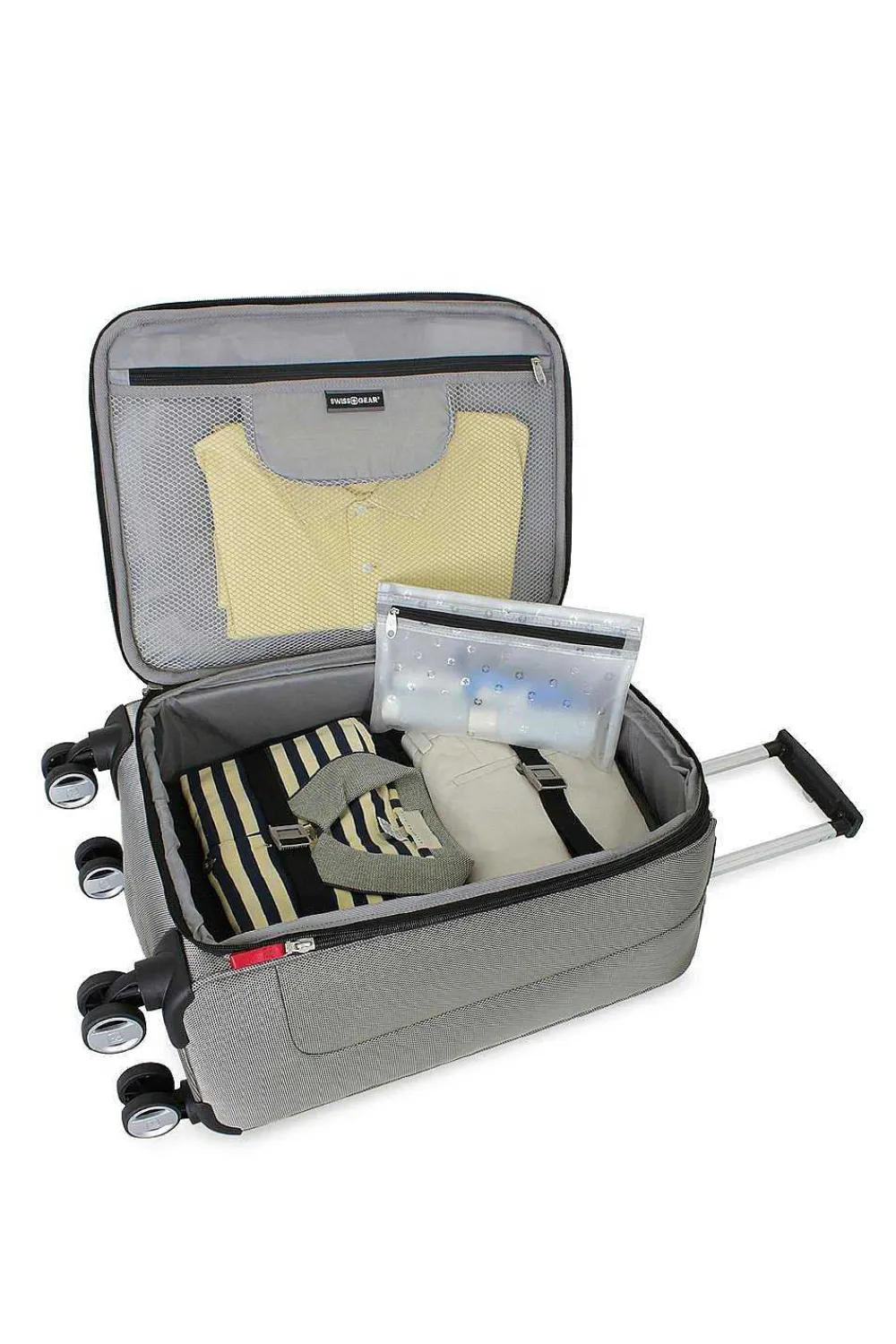 SWISSGEAR 6305 19" Expandable Carry On Spinner Luggage> Softside