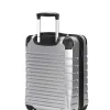 SWISSGEAR 7782 18" Expandable Carry On Hardside Spinner Luggage - Silver> Hardside