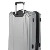 SWISSGEAR 3750 23" Expandable Hardside Spinner Luggage - Silver> Medium Checked
