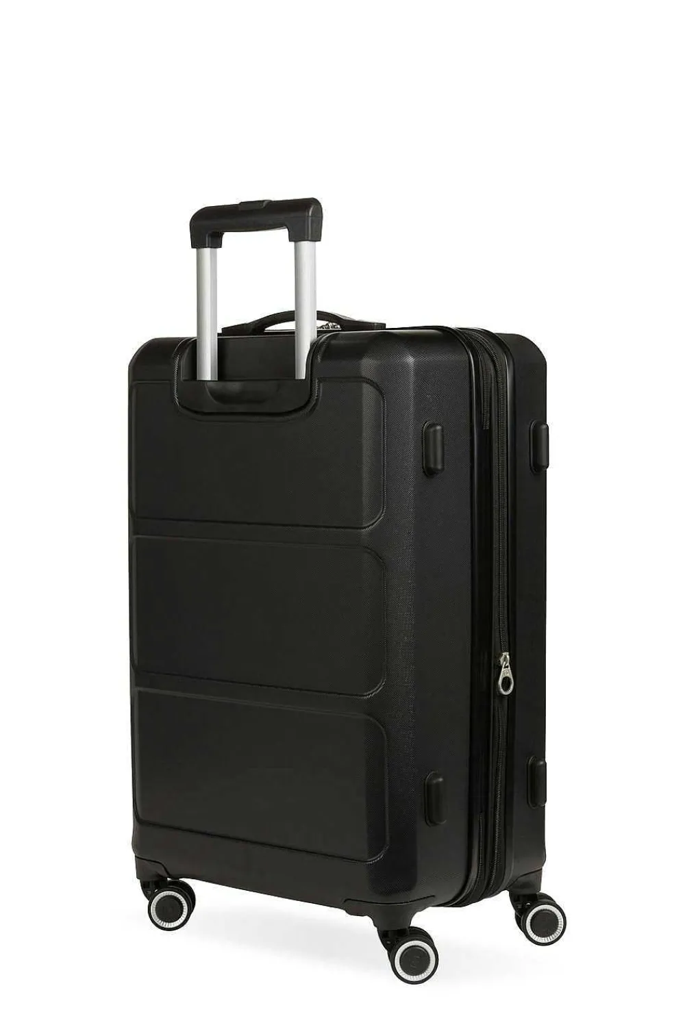 SWISSGEAR 8090 24" Expandable Hardside Spinner Luggage - Black> Medium Checked