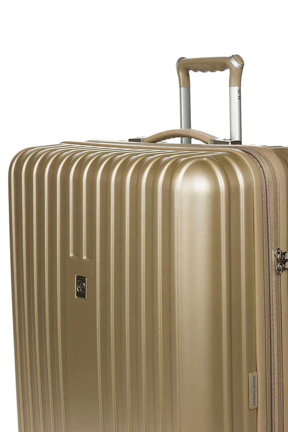 SWISSGEAR 7910 27" Expandable Hardside Spinner Luggage - Golden Sand> Large Checked