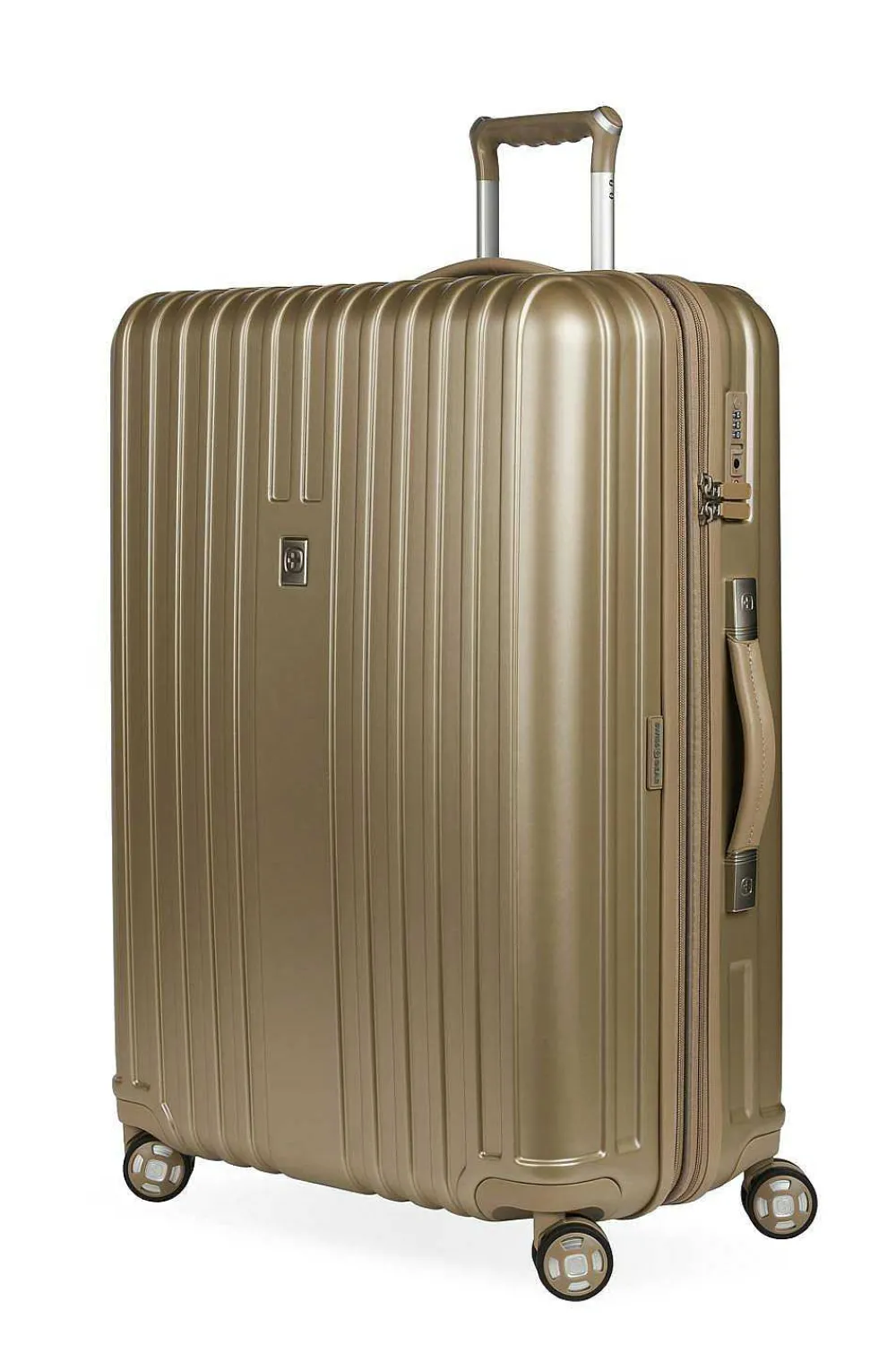 SWISSGEAR 7910 27" Expandable Hardside Spinner Luggage - Golden Sand> Large Checked