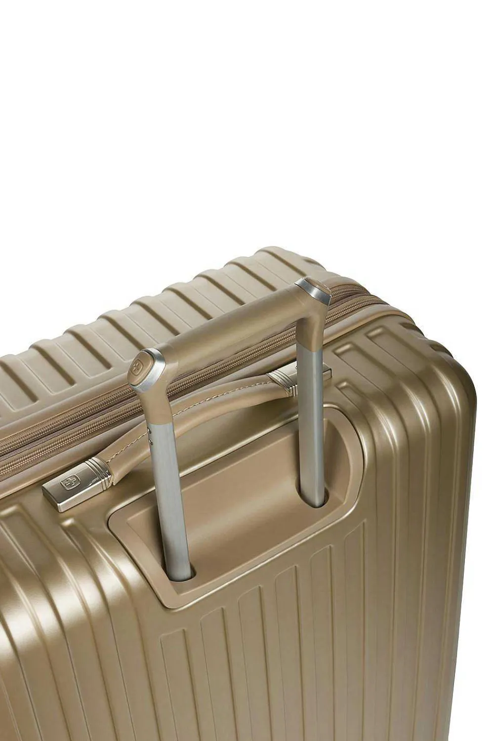 SWISSGEAR 7910 27" Expandable Hardside Spinner Luggage - Golden Sand> Large Checked