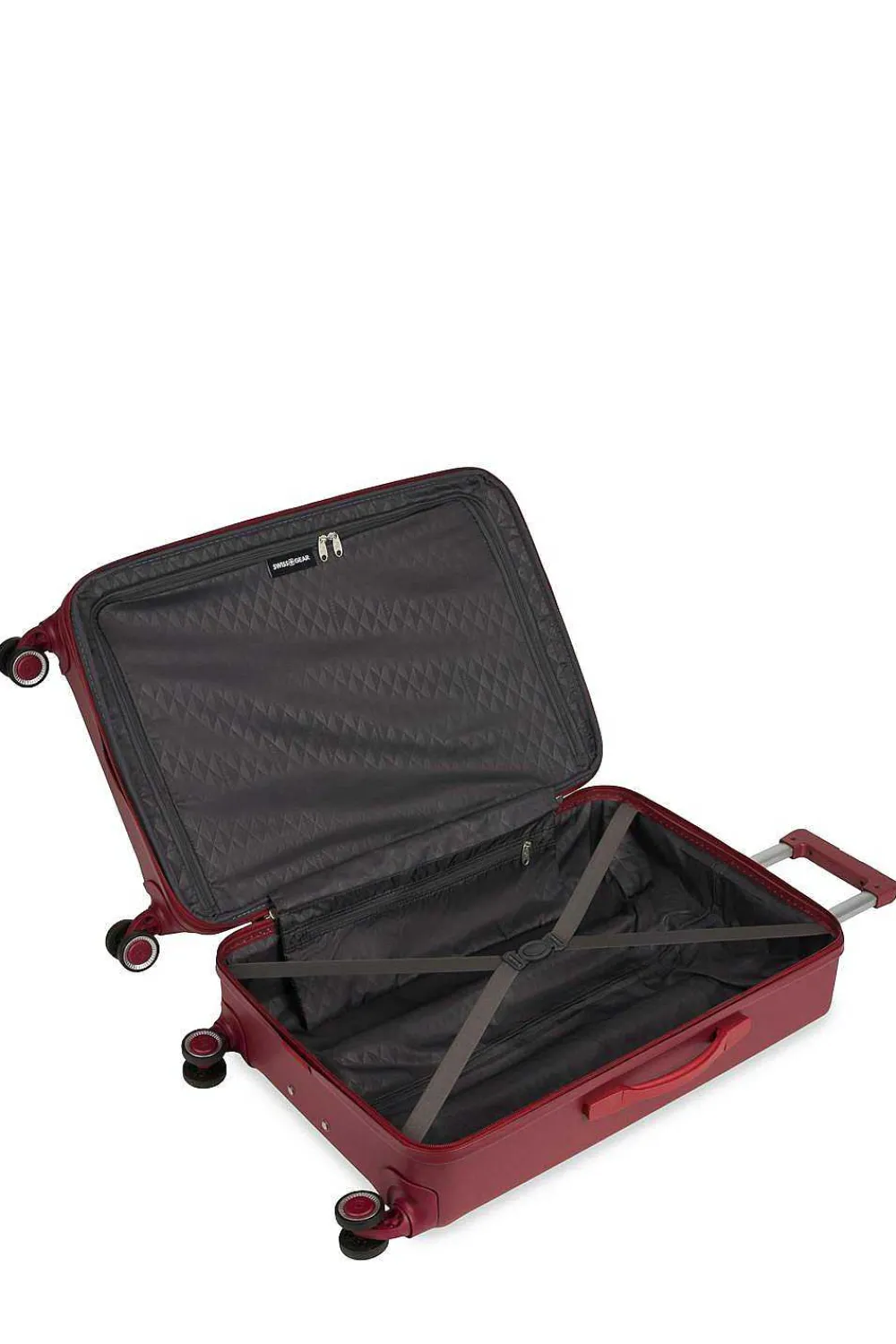 SWISSGEAR 8090 24" Expandable Hardside Spinner Luggage - Burgundy> New Arrivals