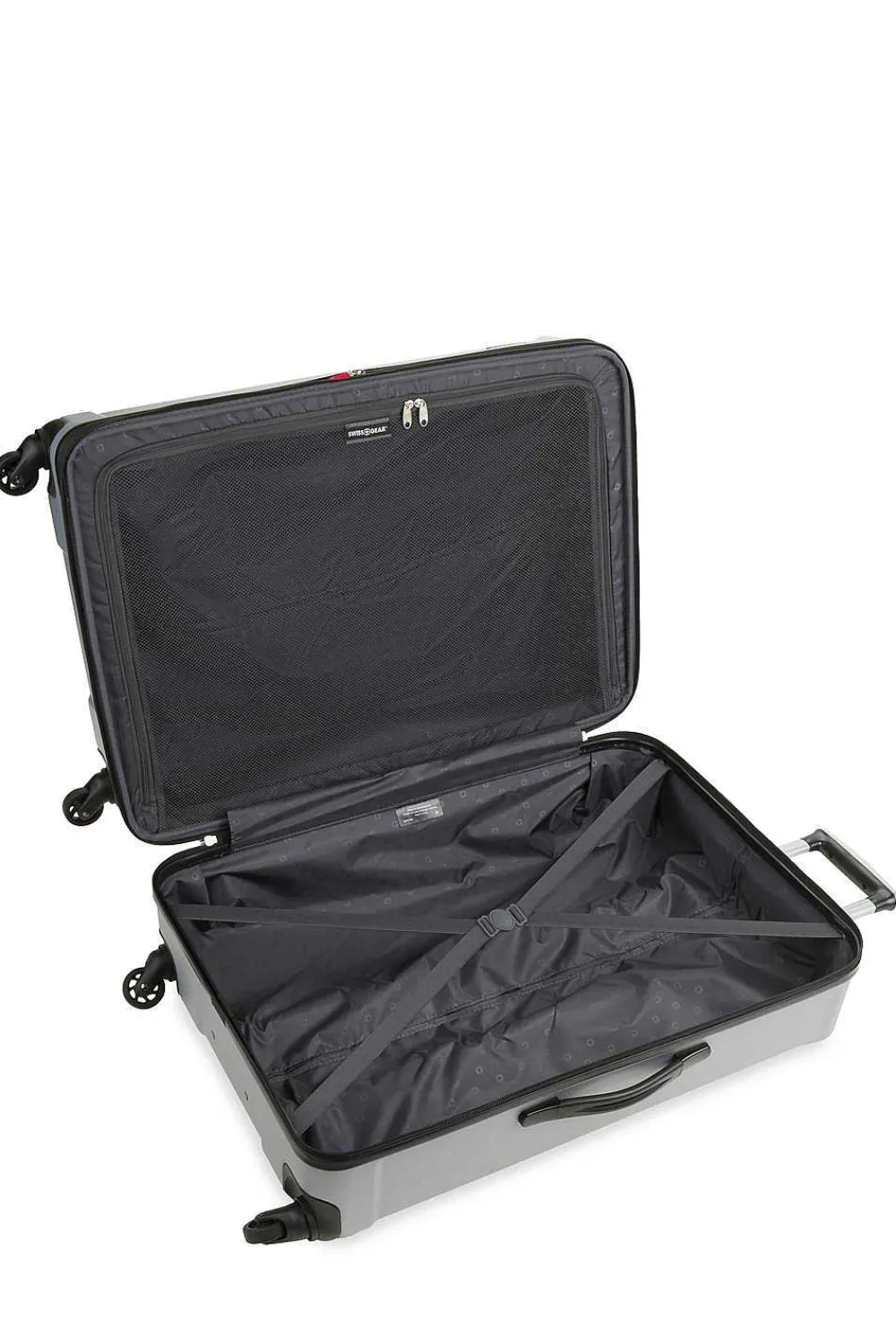 SWISSGEAR 3750 28" Expandable Hardside Spinner Luggage - Silver> New Arrivals