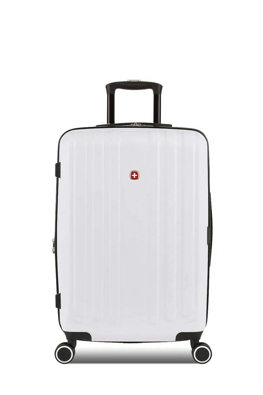 SWISSGEAR 8028 24" Expandable Hardside Spinner Luggage> Medium Checked