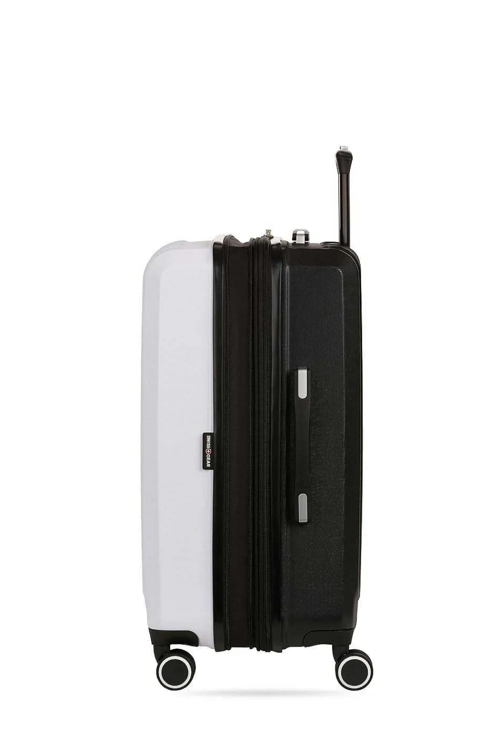 SWISSGEAR 8028 24" Expandable Hardside Spinner Luggage> Medium Checked