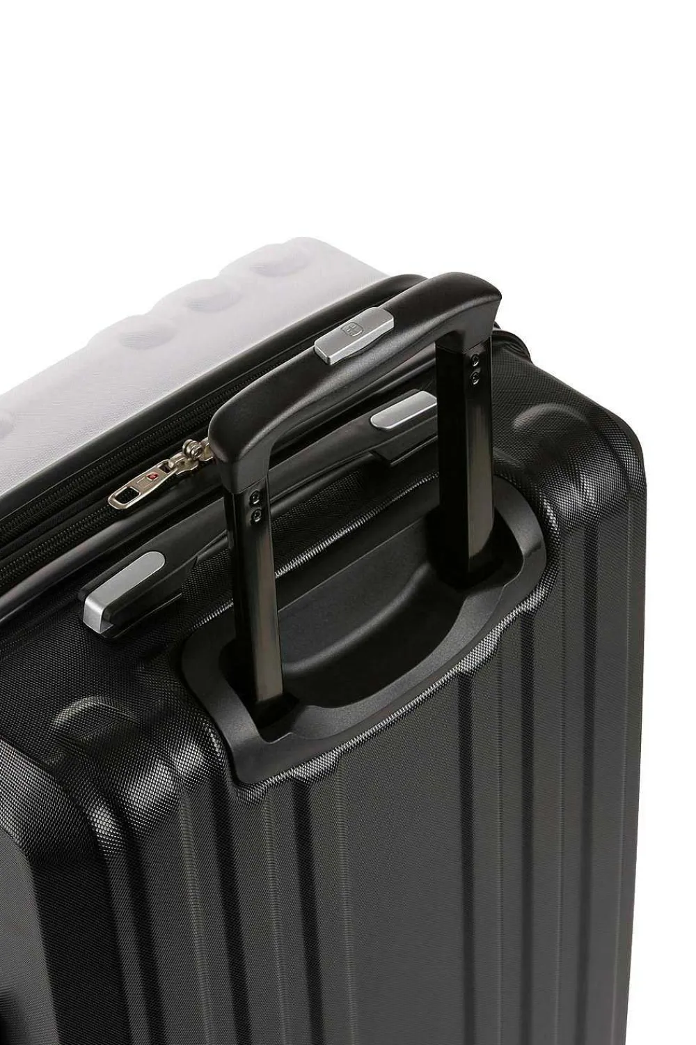 SWISSGEAR 8028 24" Expandable Hardside Spinner Luggage> Medium Checked