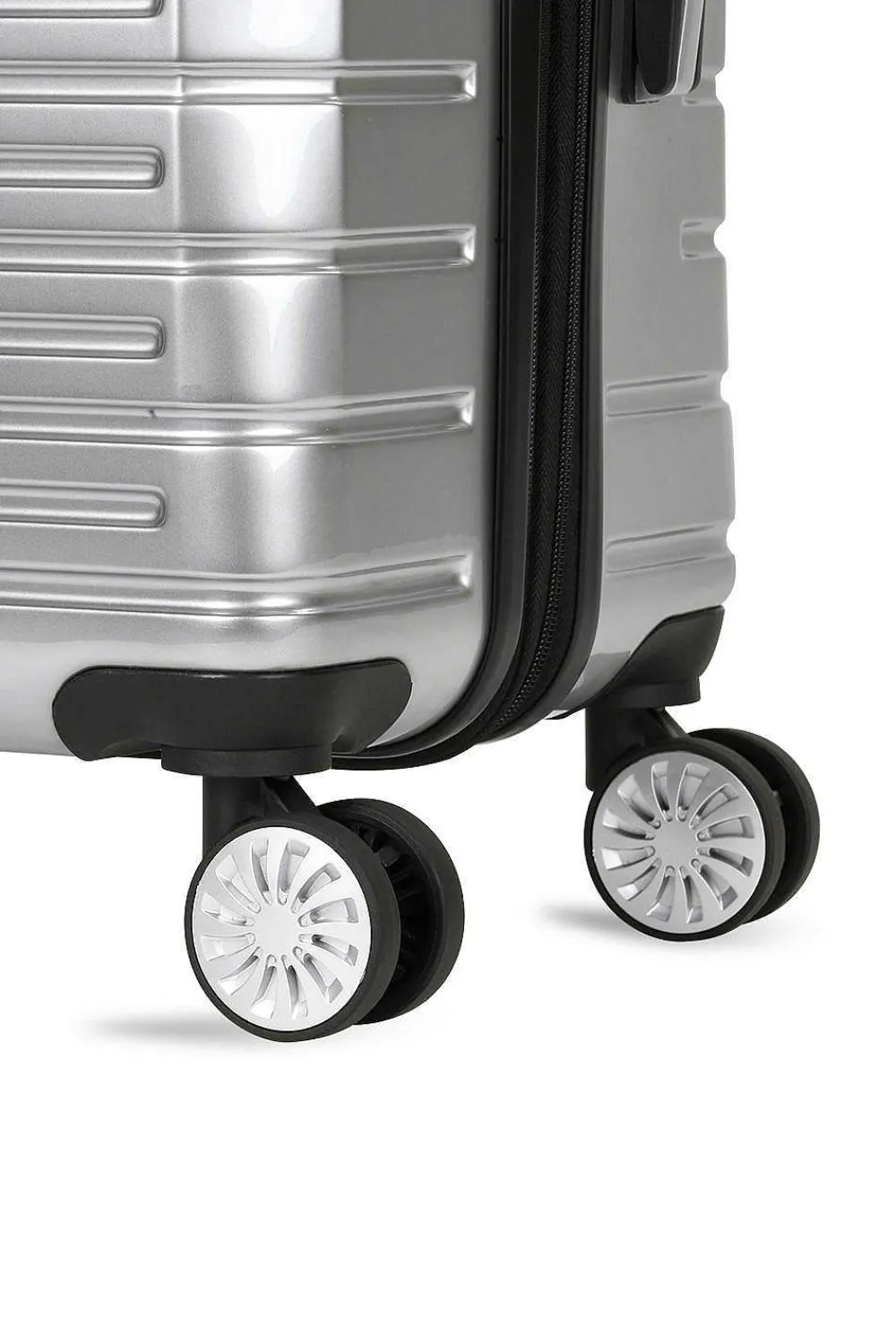 SWISSGEAR 7782 23" Expandable Hardside Spinner Luggage - Silver> New Arrivals