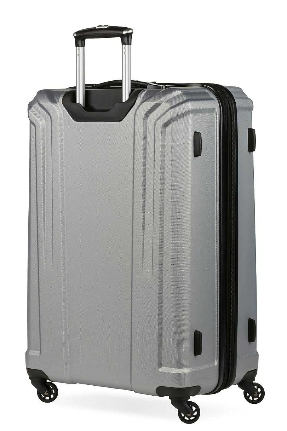 SWISSGEAR 3750 28" Expandable Hardside Spinner Luggage - Silver> Hardside