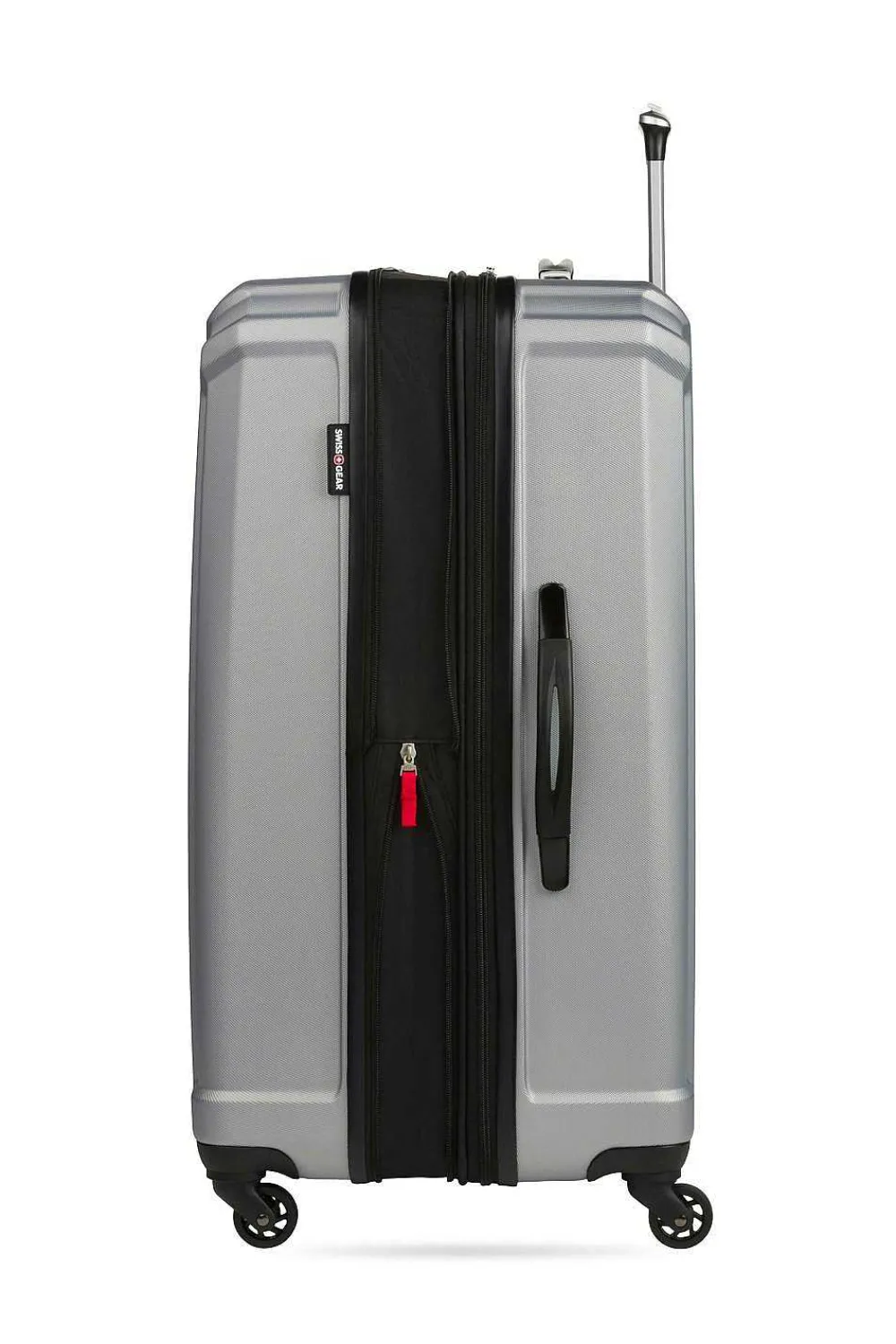 SWISSGEAR 3750 28" Expandable Hardside Spinner Luggage - Silver> Hardside