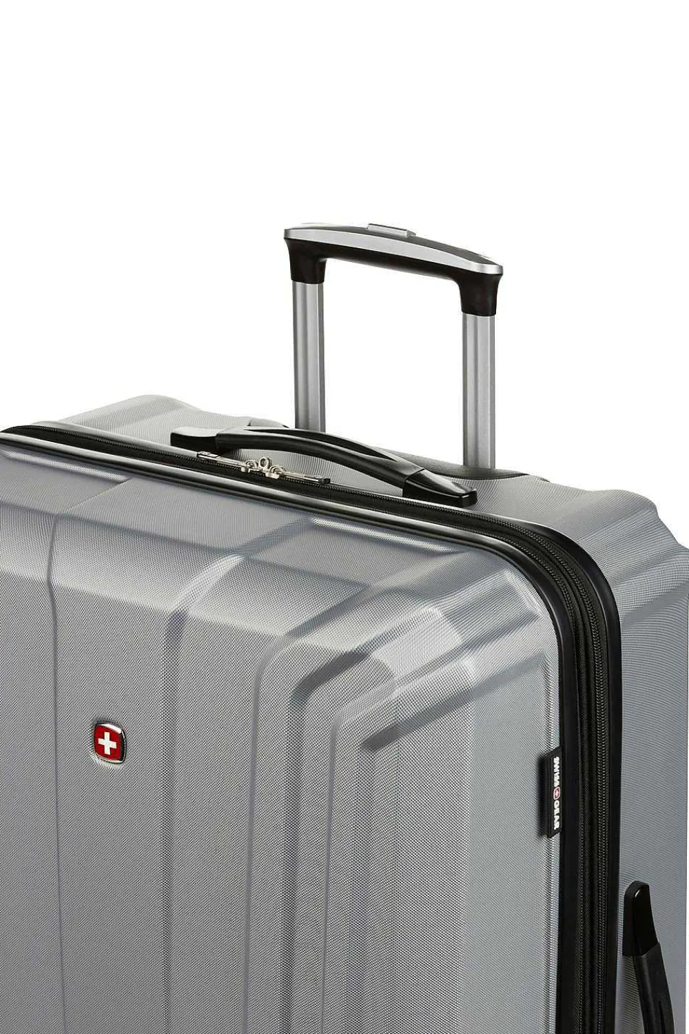 SWISSGEAR 3750 28" Expandable Hardside Spinner Luggage - Silver> Hardside