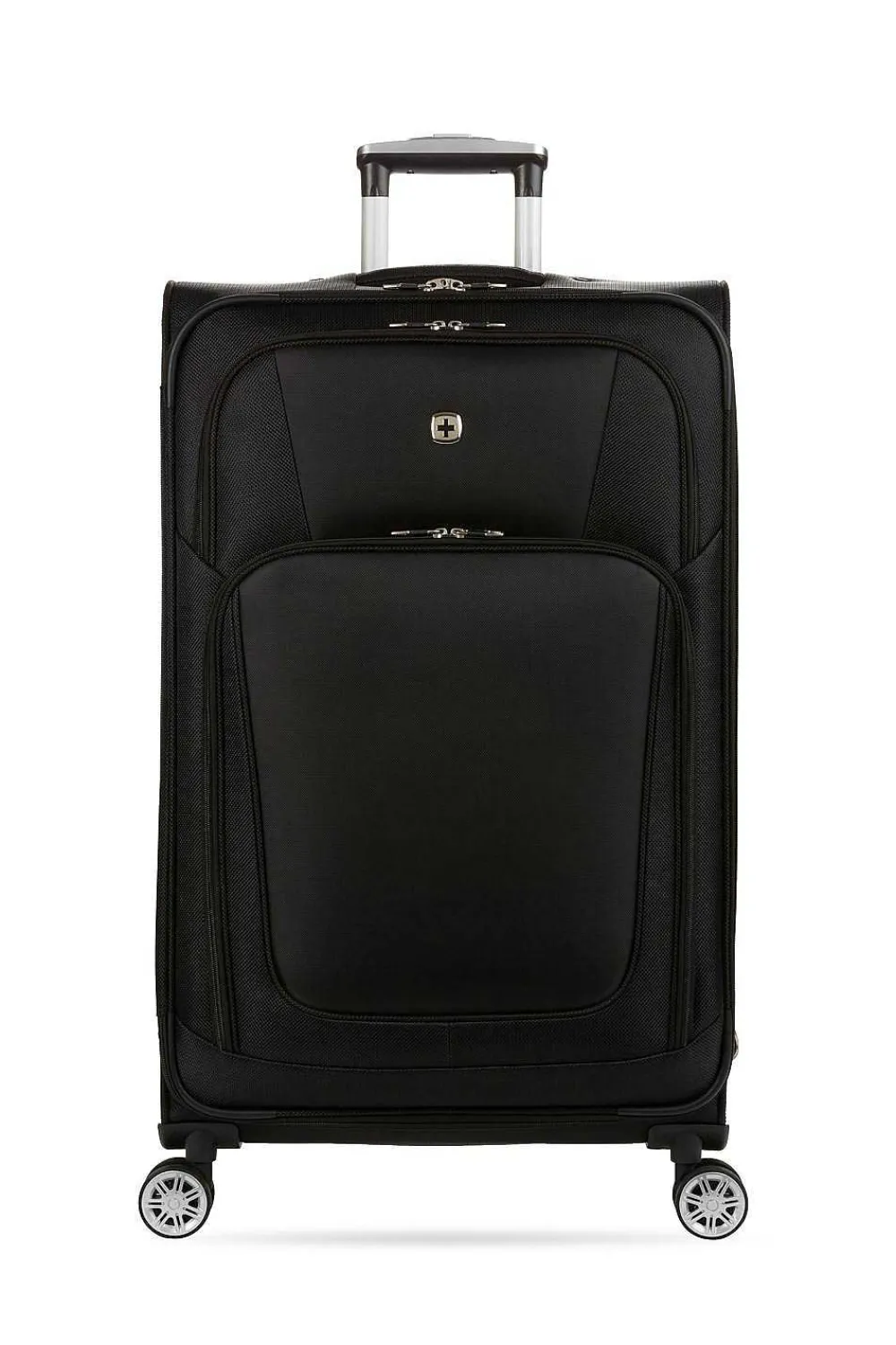 SWISSGEAR 7768 28" Expandable Spinner Luggage - Black> Large Checked