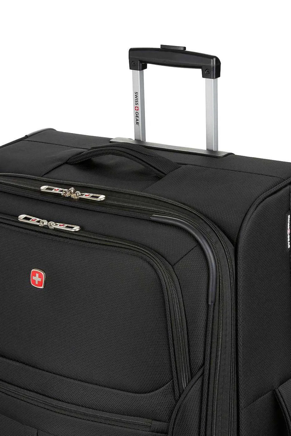 SWISSGEAR 4010 27" Expandable Spinner Luggage - Black> Softside