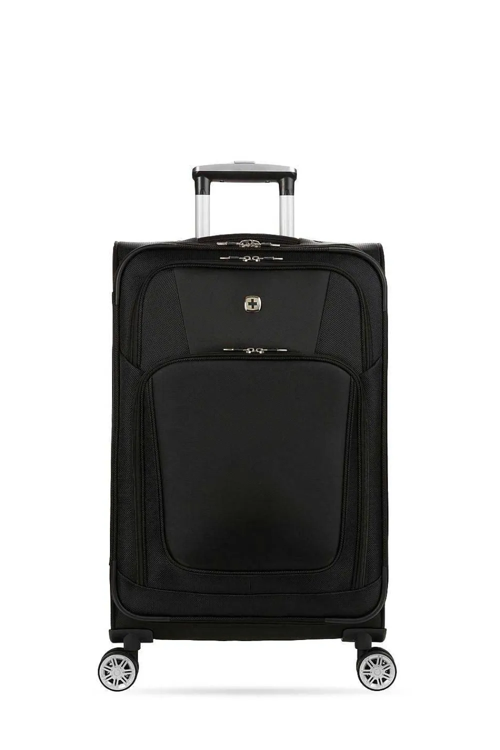 SWISSGEAR 7768 24" Expandable Spinner Luggage - Black> Softside