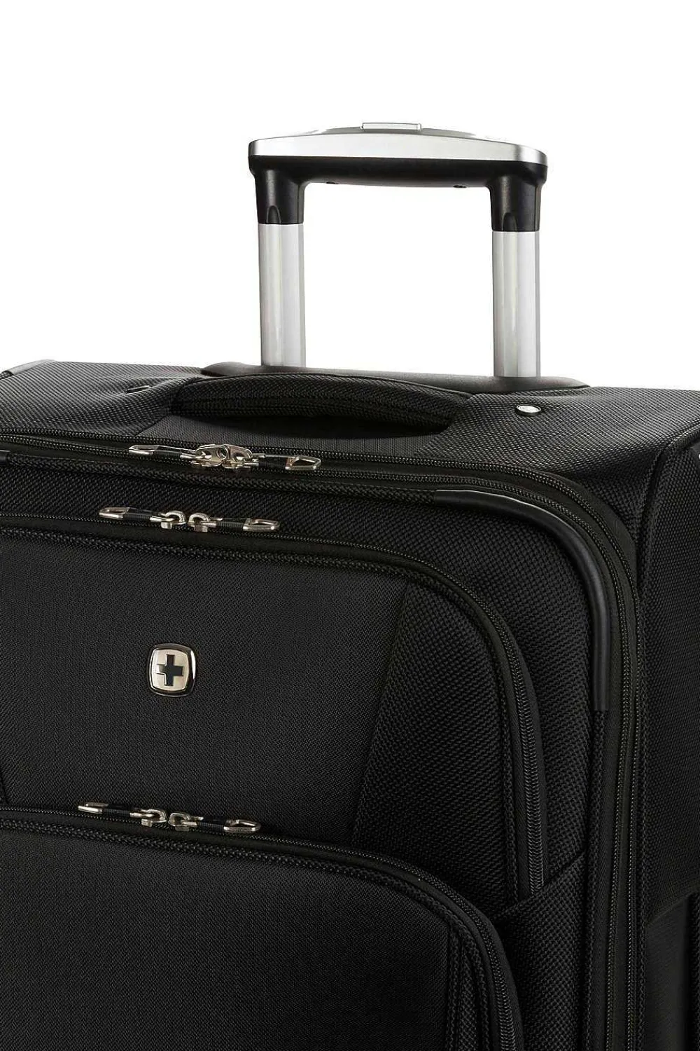 SWISSGEAR 7768 24" Expandable Spinner Luggage - Black> Softside
