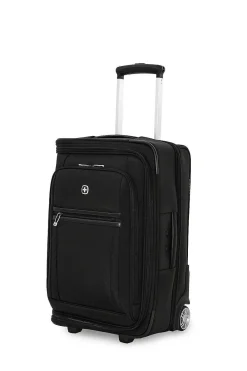 SWISSGEAR 6590 20" Garment Upright Carry On Wheeled Luggage - Black> Softside