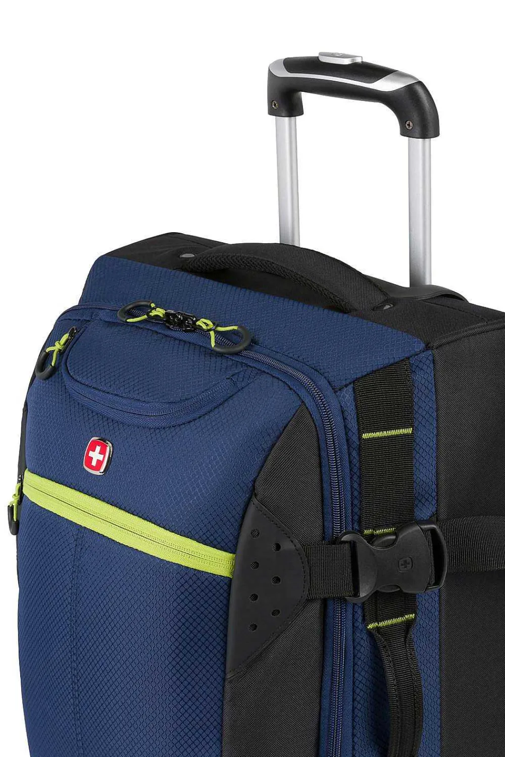 SWISSGEAR 6532 20" Rolling Duffel Bag - Blue/Green> Duffel & Tote Bags