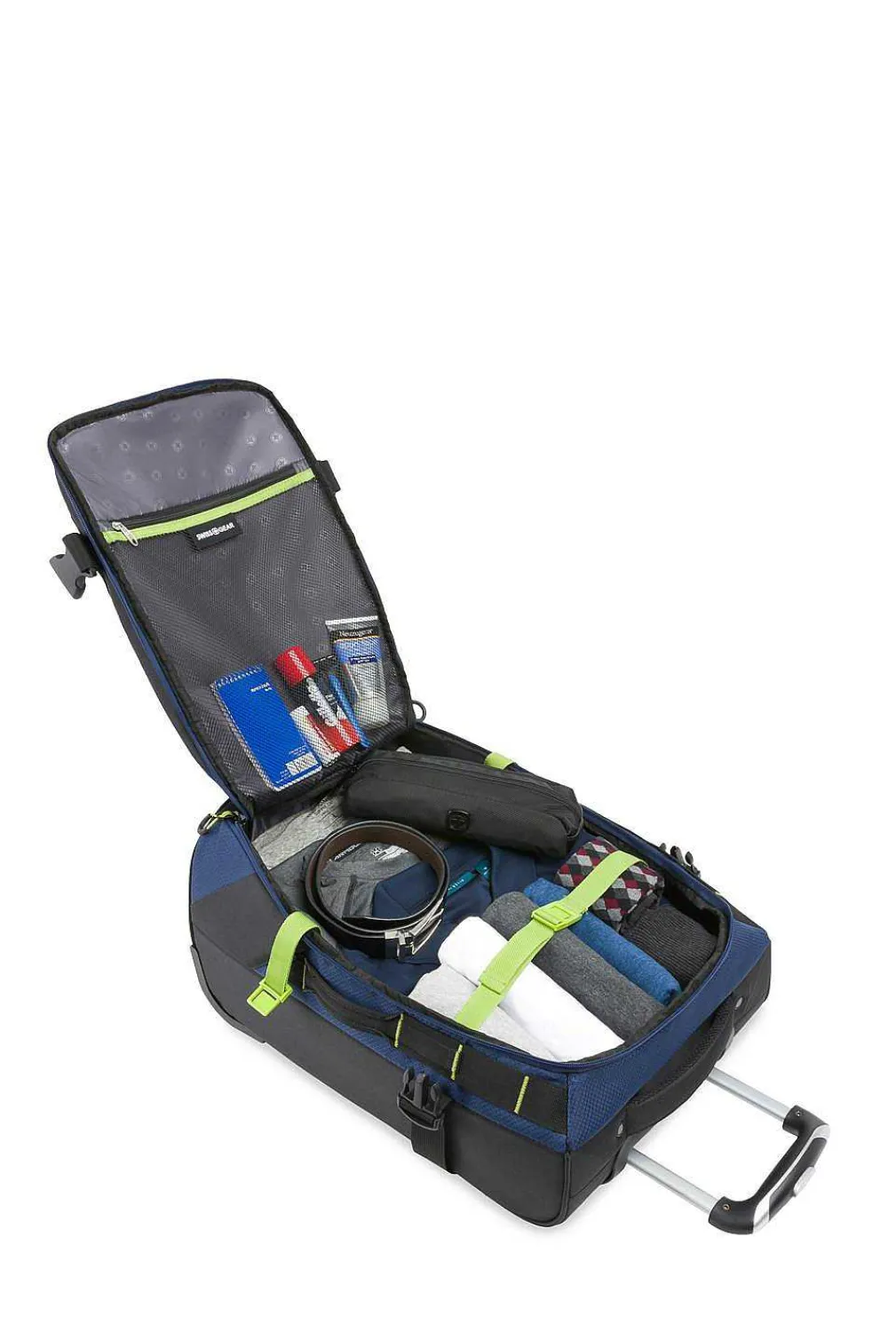 SWISSGEAR 6532 20" Rolling Duffel Bag - Blue/Green> Duffel & Tote Bags