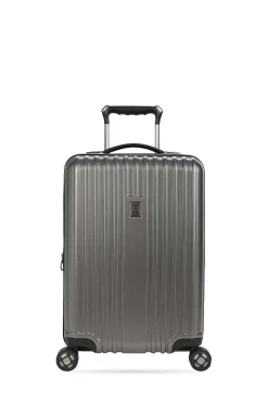 SWISSGEAR 7910 20" Usb Expandable Carry On Hardside Spinner Luggage - Gun Metal> Hardside