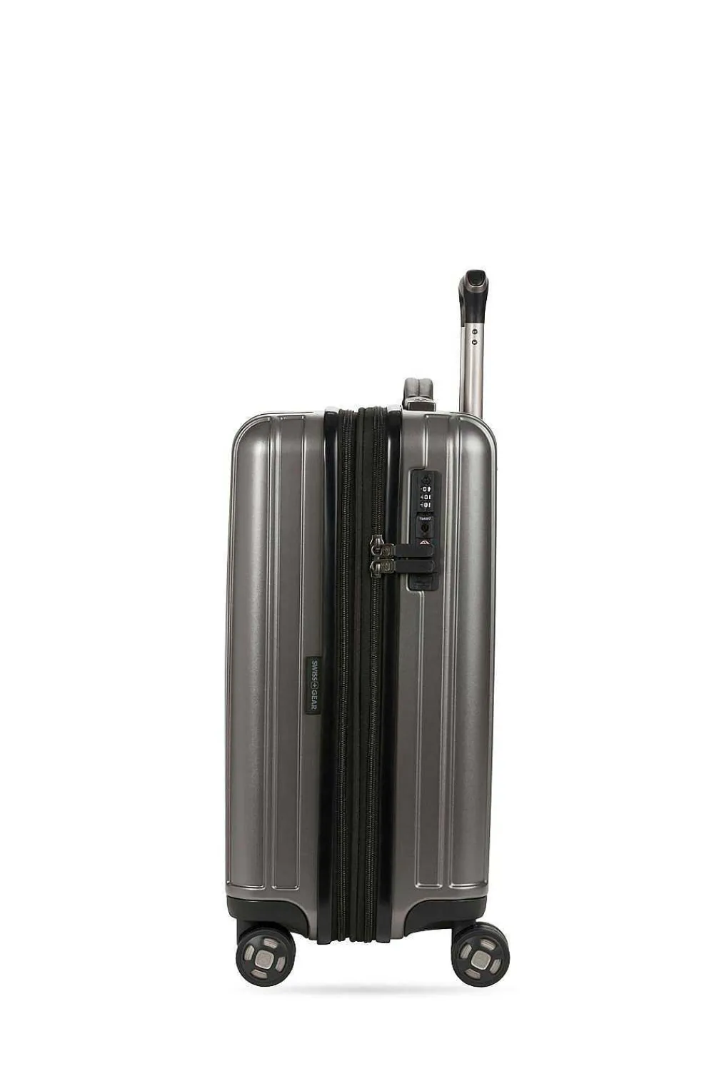 SWISSGEAR 7910 20" Usb Expandable Carry On Hardside Spinner Luggage - Gun Metal> New Arrivals