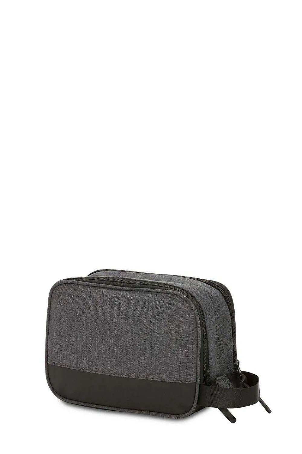SWISSGEAR 2661 Dual Compartment Dopp Kit - Heather Gray> Toiletry Kits