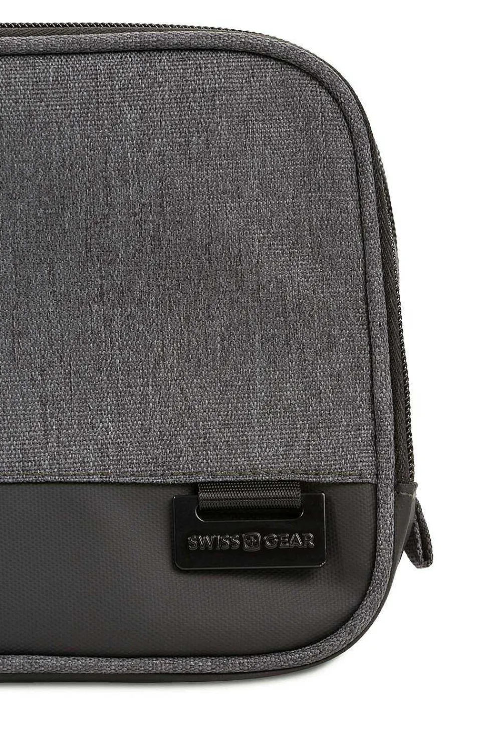 SWISSGEAR 2661 Dual Compartment Dopp Kit - Heather Gray> Toiletry Kits