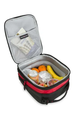 SWISSGEAR 3998 Expandable Insulated Lunch Bag - Black/Red><noscript><img width=