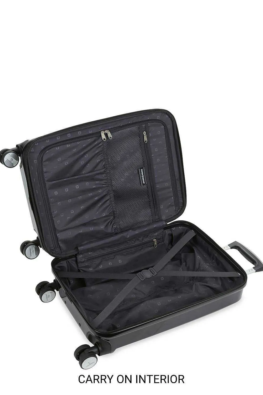 SWISSGEAR 7786 Expandable 2Pc Hardside Spinner Luggage Set - Black> Luggage Sets