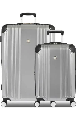 SWISSGEAR 7786 Expandable 2Pc Hardside Spinner Luggage Set - Silver><noscript><img width=