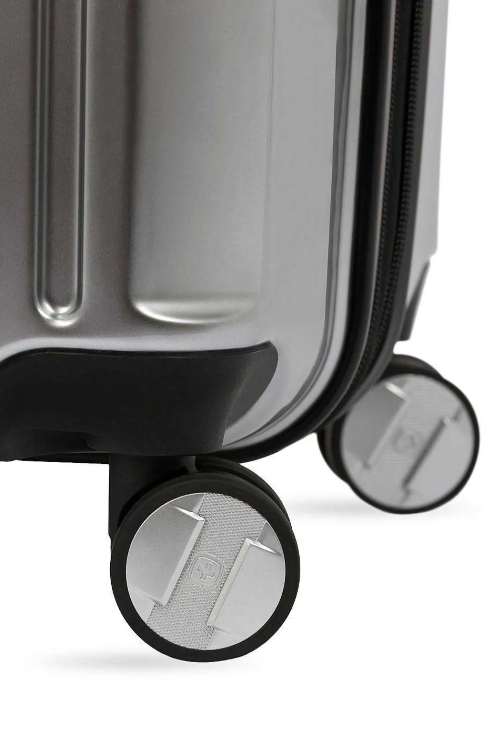 SWISSGEAR 7786 Expandable 2Pc Hardside Spinner Luggage Set - Silver> Luggage Sets