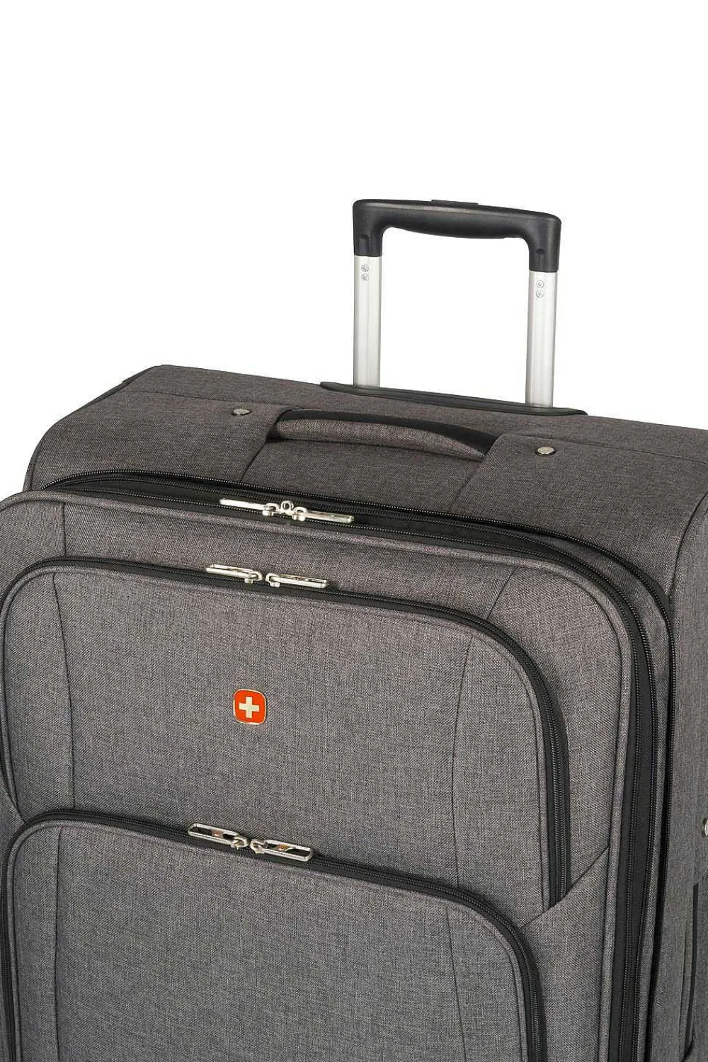 SWISSGEAR 7738 Expandable 3Pc Spinner Luggage Set - Gray Black> Luggage Sets