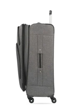 SWISSGEAR 7738 Expandable 3Pc Spinner Luggage Set - Gray Black><noscript><img width=