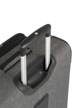 SWISSGEAR 7738 Expandable 3Pc Spinner Luggage Set - Gray Black><noscript><img width=