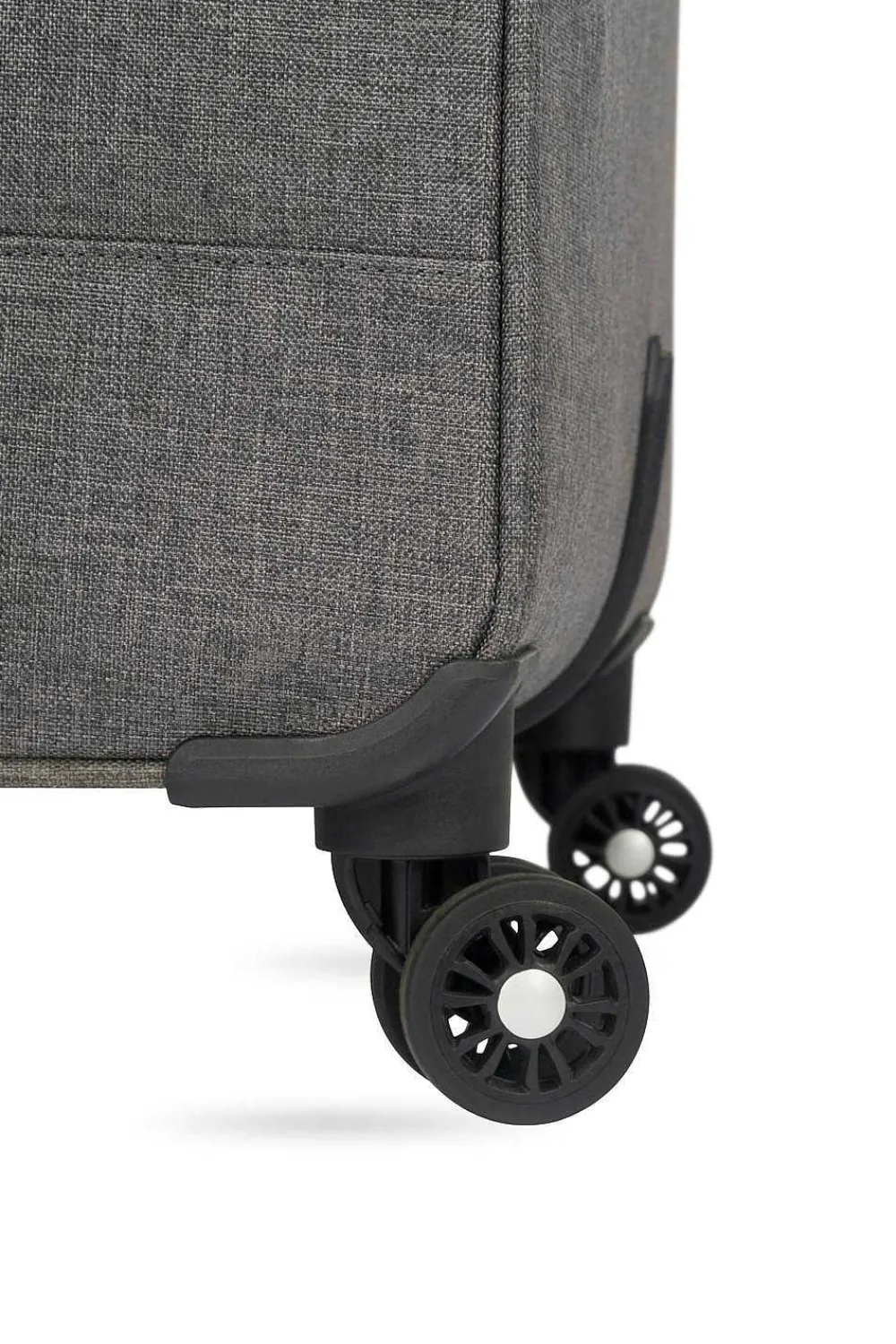SWISSGEAR 7738 Expandable 3Pc Spinner Luggage Set - Gray Black> Softside