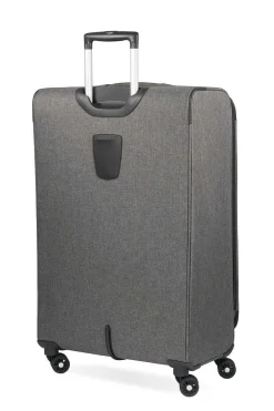 SWISSGEAR 7738 Expandable 3Pc Spinner Luggage Set - Gray Black><noscript><img width=