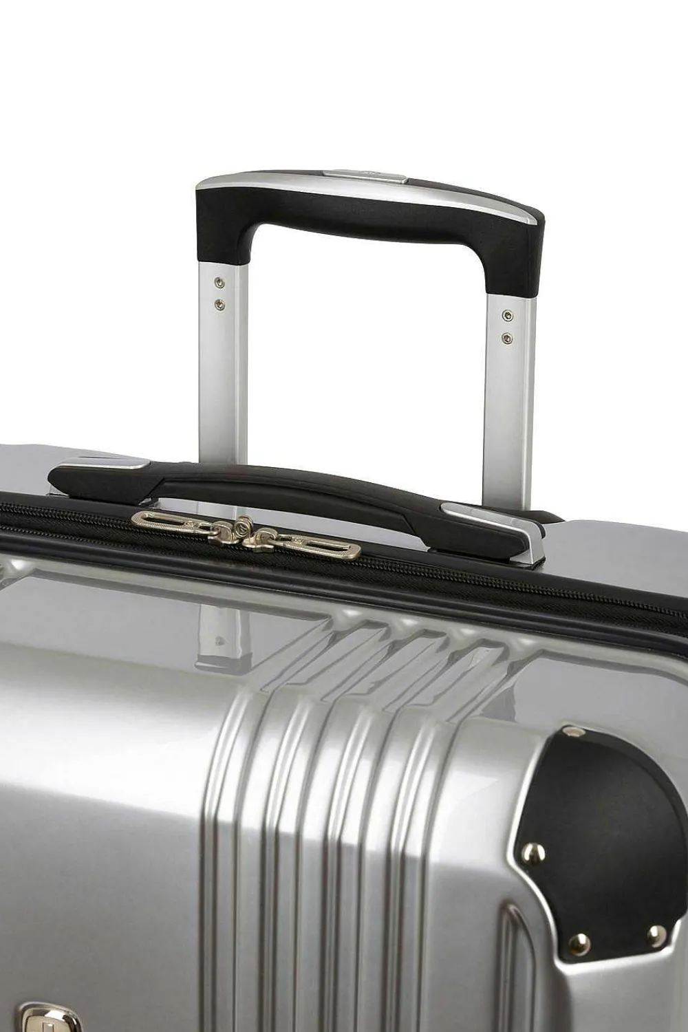 SWISSGEAR 7786 Expandable 2Pc Hardside Spinner Luggage Set - Silver> Hardside