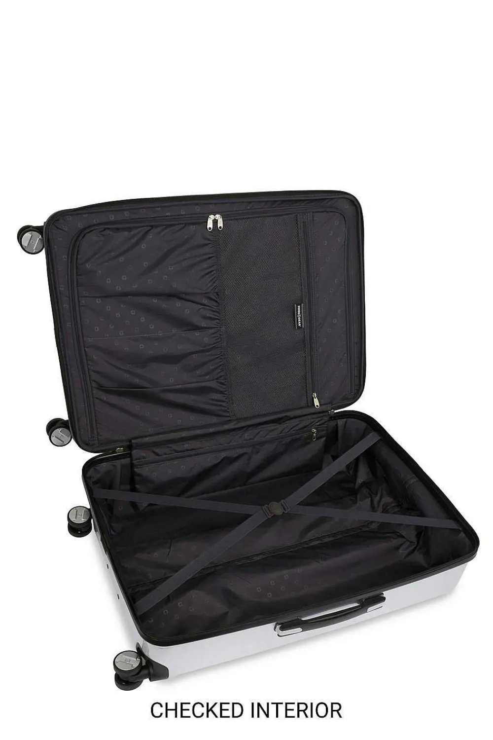 SWISSGEAR 7786 Expandable 2Pc Hardside Spinner Luggage Set - Silver> Hardside