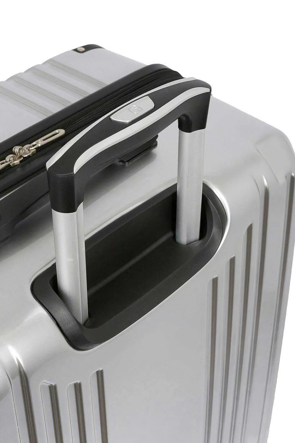 SWISSGEAR 7786 Expandable 2Pc Hardside Spinner Luggage Set - Silver> Hardside