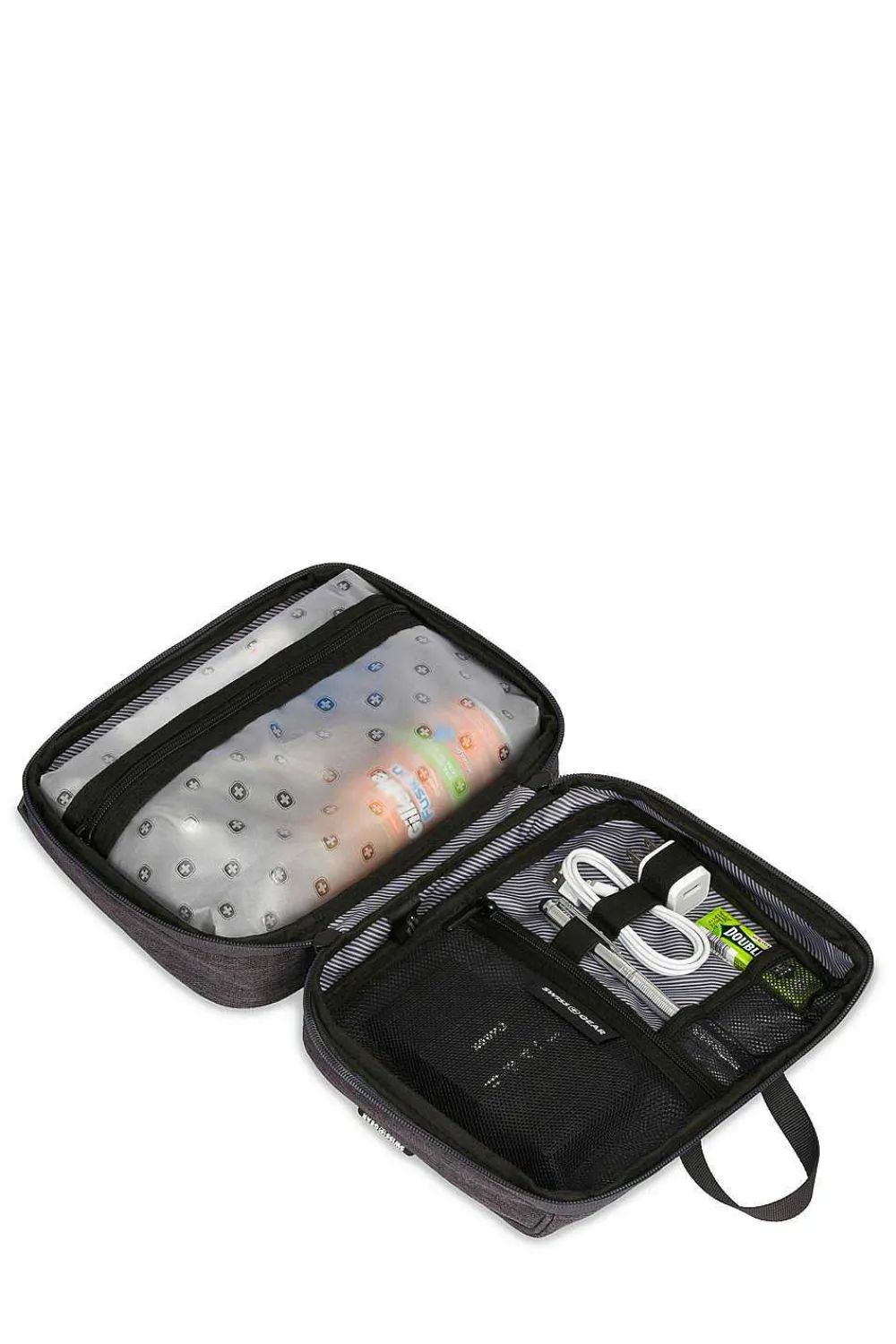 SWISSGEAR 2679 2-In-1 Toiletry-Tech Kit - Dark Gray Heather> New Arrivals