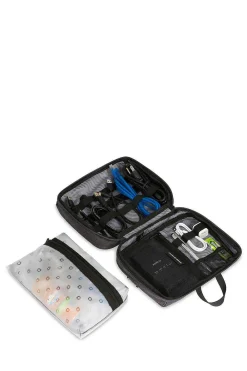 SWISSGEAR 2679 2-In-1 Toiletry-Tech Kit - Dark Gray Heather><noscript><img width=
