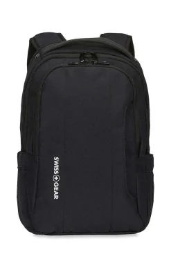 SWISSGEAR 3573 Laptop Backpack - Black/White Logo> School Backpacks