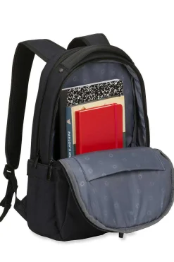SWISSGEAR 3573 Laptop Backpack - Black/White Logo><noscript><img width=