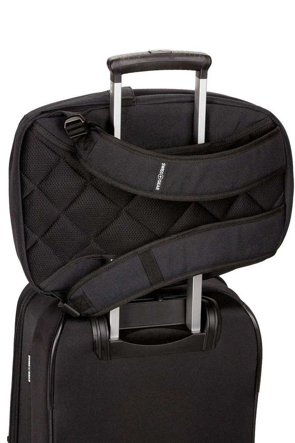 SWISSGEAR 3573 Laptop Backpack - Black/White Logo> School Backpacks