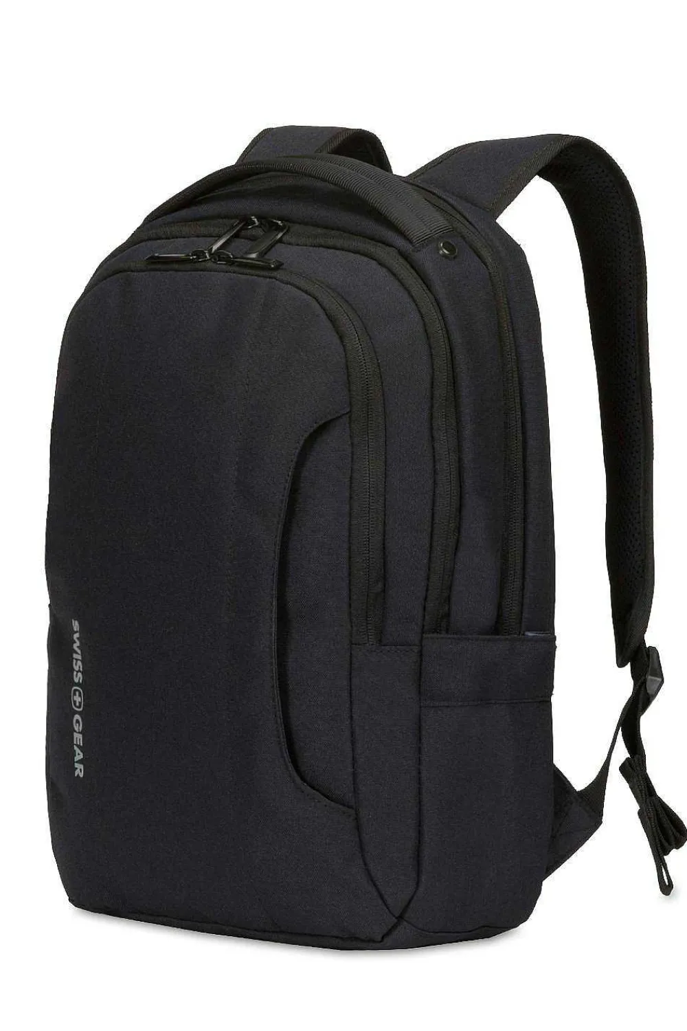 SWISSGEAR 3573 Laptop Backpack - Black/White Logo> School Backpacks