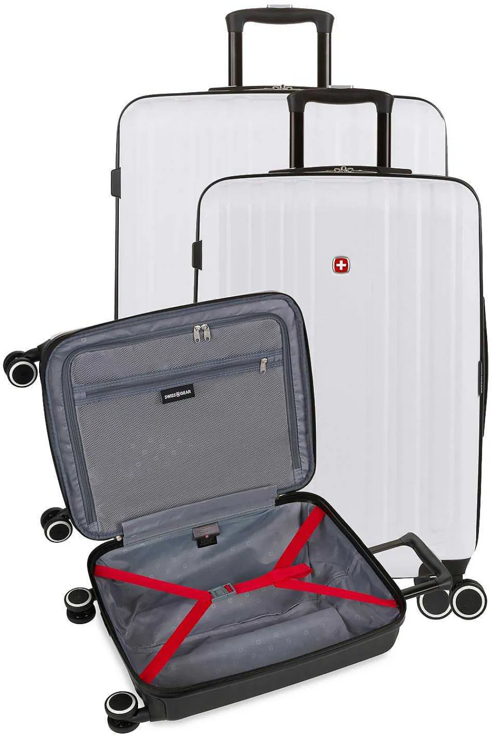 SWISSGEAR 8028 3Pc Expandable Hardside Spinner Luggage Set> Hardside