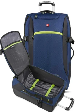 SWISSGEAR 6532 2Pc Rolling Duffel Bag Set - Blue/Green><noscript><img width=