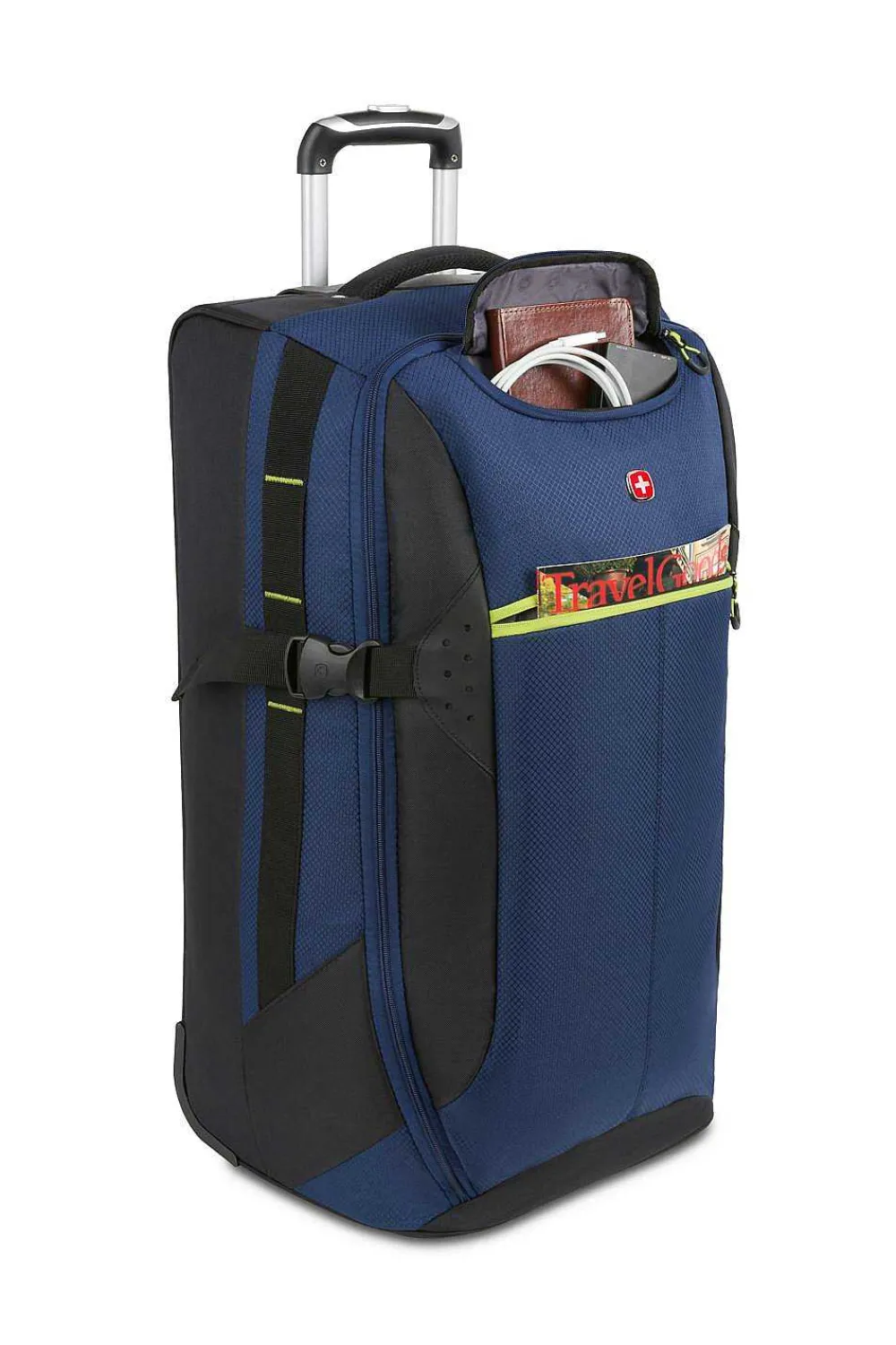 SWISSGEAR 6532 2Pc Rolling Duffel Bag Set - Blue/Green> Luggage Sets